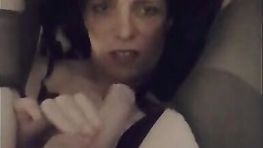 T-Girl cumslut gives herself a facial - 3 image