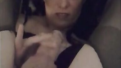 T-Girl cumslut gives herself a facial - 4 image