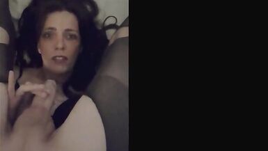 T-Girl cumslut gives herself a facial - 7 image