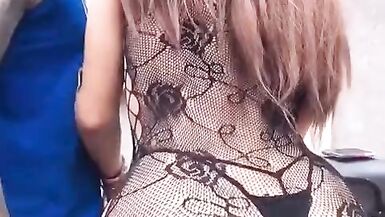 TRANS WITH LARGE BRA BUDDIES OPENS MY WAZOO - 9 image