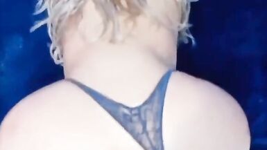 For my birthday, this babe gives me a boner on the porno dick - 13 image