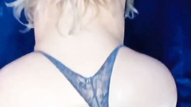 For my birthday, this babe gives me a boner on the porno dick - 5 image