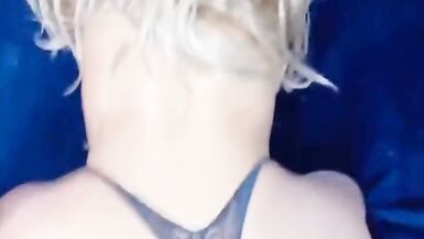 For my birthday, this babe gives me a boner on the porno dick - 6 image