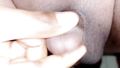 Sissy tranny try to cum petite limber dick - 2 image