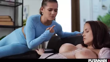 Real Life Futanari - Serina Gomez fuck and suck off Jennifer Mendez