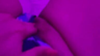 Trans woman does finger-job on her cock - 2 image