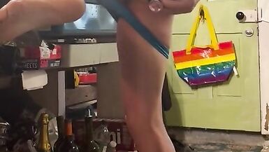 Morning coffee and dildo play - 12 image