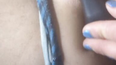 Sissy whore fucking vibrator shooting huge load cum eating slut bitch - 9 image