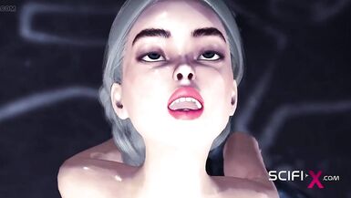 A sexy hottie gets fucked by a female alien in a cave on an exoplanet - 9 image