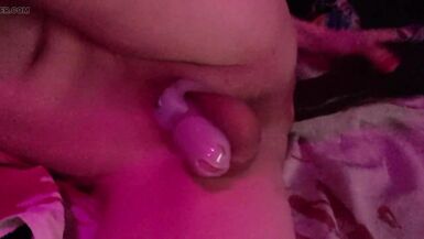 Caged sissy handsfree cums from anal - 12 image