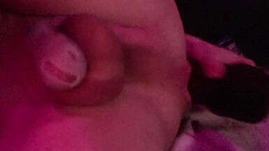 Caged sissy handsfree cums from anal - 14 image