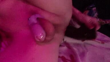 Caged sissy handsfree cums from anal - 3 image