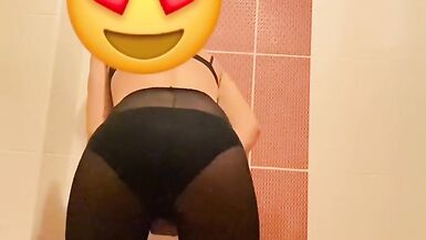 Sissy solo masturbation bra and panty part2 - 4 image