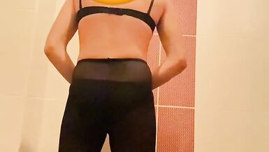 Sissy solo masturbation bra and panty part2 - 7 image