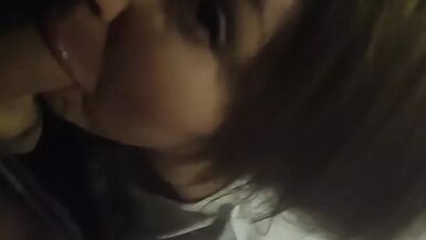 Sexy trans girl sucks truck driver - 1 image