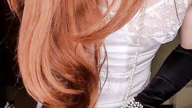 JessicaXD - White Corsellete and Ginger Hair - 10 image