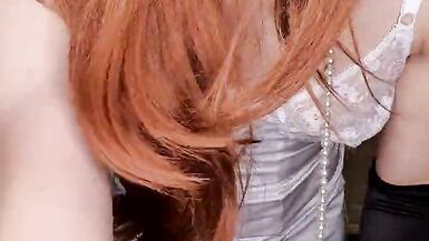 JessicaXD - White Corsellete and Ginger Hair - 15 image