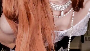 JessicaXD - White Corsellete and Ginger Hair - 3 image