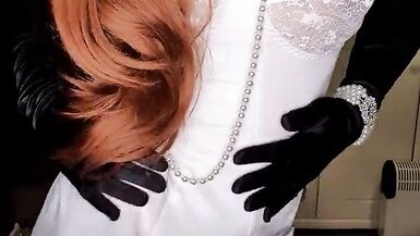 JessicaXD - White Corsellete and Ginger Hair - 5 image