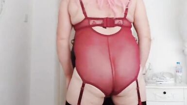 Hot crossdresser in sexy lingerie compilation - 3 image