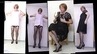 Julian069 lace dress, pink slip 76 - 11 image