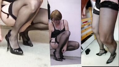 Julian069 lace dress, pink slip 76 - 6 image