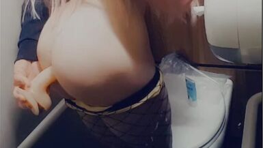 Inexperienced Sissy UK Slut Playing In Public Toilets 2023 FREE OF - SISSYTRAPQUEEN - 1 image