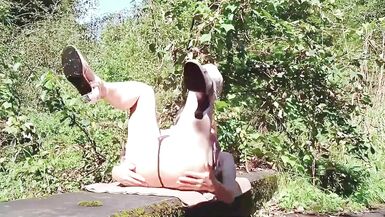 Pai-chan in the Nature (short version of FapHouse edition) - 2 image