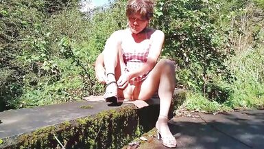 Pai-chan in the Nature (short version of FapHouse edition) - 9 image