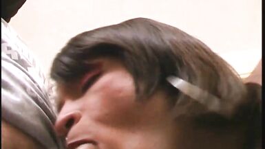 Ugly shemale loves threesomes - 12 image