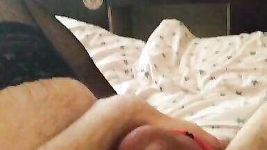 Cumming in condom and rubbing my body in sexy lingerie - 11 image