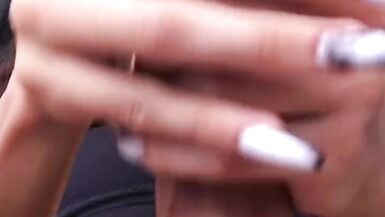 Hung latina Venusvero21 playing with her cock till cum big load - 7 image