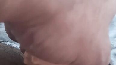 Dildo play at home waiting for the real large dick to ride him as soon - 8 image