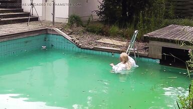 Sheer Wet Fuckable - randy shemale in wet vintage lingerie - 11 image