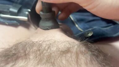 Micropenis meets black pipe - 14 image