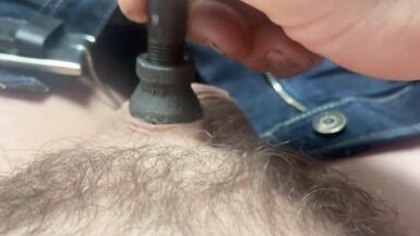 Micropenis meets black pipe - 2 image