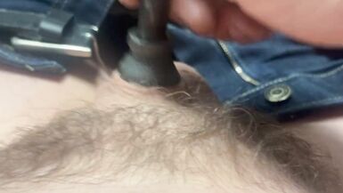 Micropenis meets black pipe - 3 image