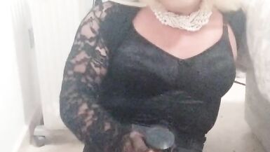 Blonde trans girl fucks her fleshlight - 7 image