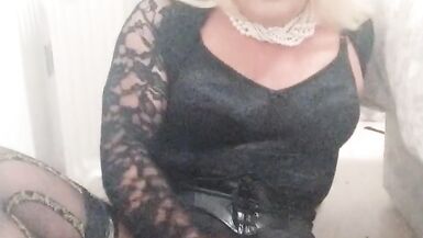 Blonde trans girl fucks her fleshlight - 9 image