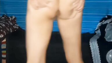 ZZ playing naked plus a bonus scene in my blue corset ,,do you like my naked body daddy my little hole is so horny for u - 13 image