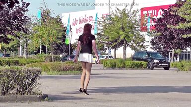 TGIRL wears very short Skirt in Public - Transgender - 10 image