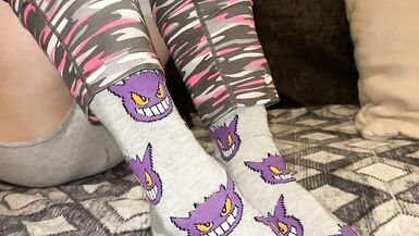 Small femboy stretches her butt after workout - 13 image