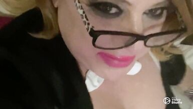 Krissy Sweets high heels compilation stroking her she cock - 9 image