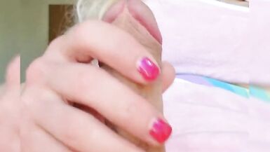 I am your cute Sissy Girlfriend with big tits, tight pussy and a small clitty - 2 image