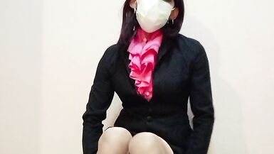 If the receptionist is horny and has a dildo in her ass - 10 image