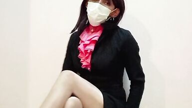 If the receptionist is horny and has a dildo in her ass - 4 image