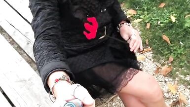 Little sissy in chastity walking in public - 8 image