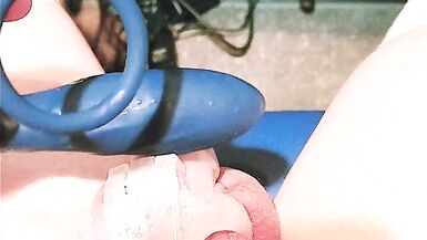 drinking all my cum in Chasity hands free cum - 5 image