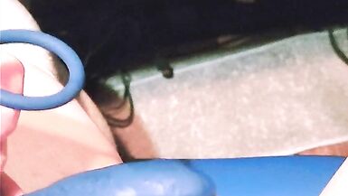 drinking all my cum in Chasity hands free cum - 6 image