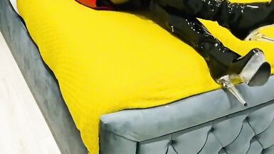 Showing of my legs and boobs in the hotel as i am bored and horny x - UKsexylegsTV - 12 image